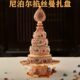 盘手工丝曼扎盘铜罗曼鎏镶掐宝石cm尼泊尔修曼10密宗供佛盘金茶达