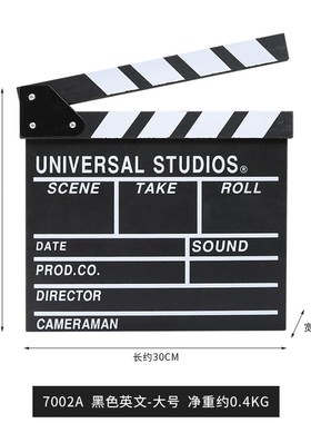 场记板打板电影视片场开机导演y板木质摄影楼拍照道具创意装饰摆