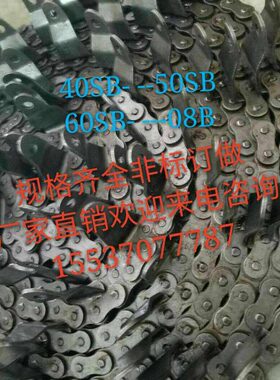 B输送机链条10侧弯SB0涂SB4分分5弯传送带转60链条链条A装8工业SB