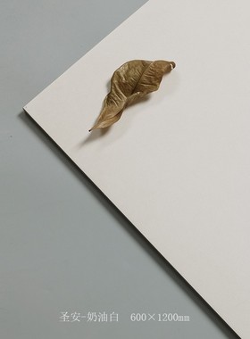 新侘寂风微水泥瓷砖奶油白色卫生间墙砖客厅地砖U日式素色仿古砖