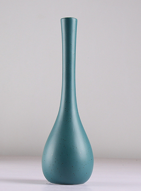 陶瓷白瓷小花瓶玉净瓶茶道水培花白色葫芦胆梅Q摆件中式小观音供