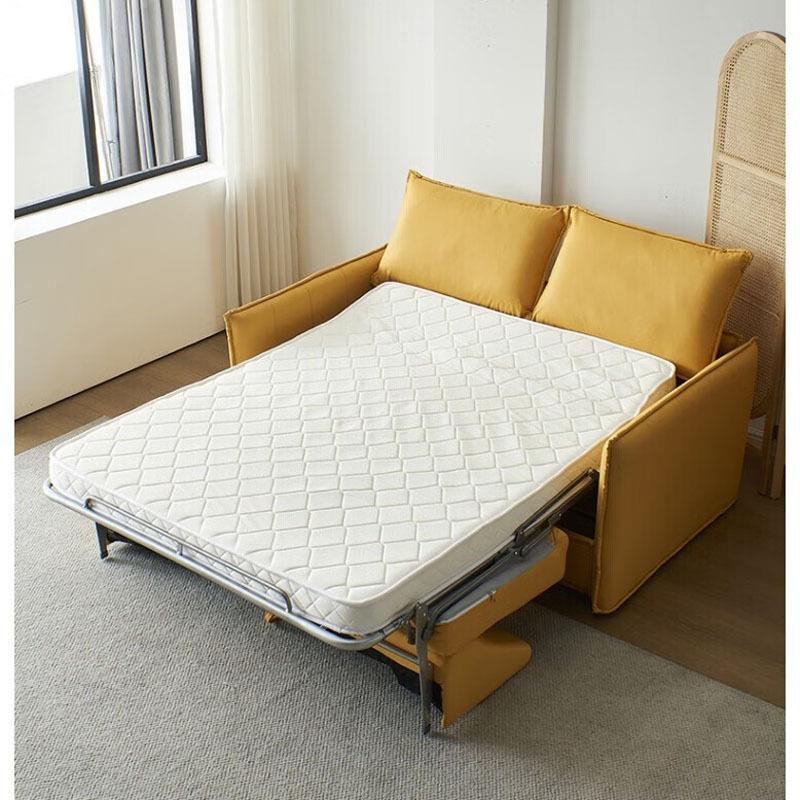 小户型北欧布艺沙发床客厅可折叠可拆洗酒店多功能两用高端沙发床