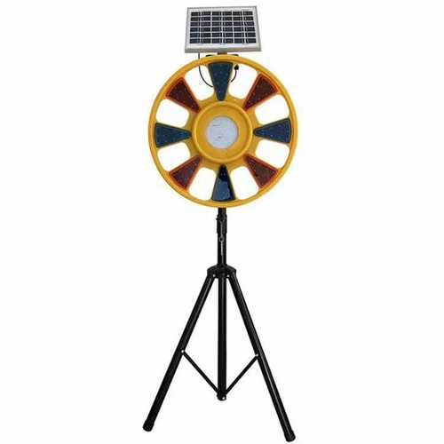 太阳能回转灯市政道路施工警示爆闪灯交通路障红蓝信号灯