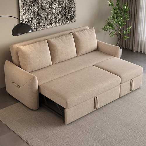 轻奢酒店公寓客厅多功能两用沙发床折叠小户型直排双人位沙发床