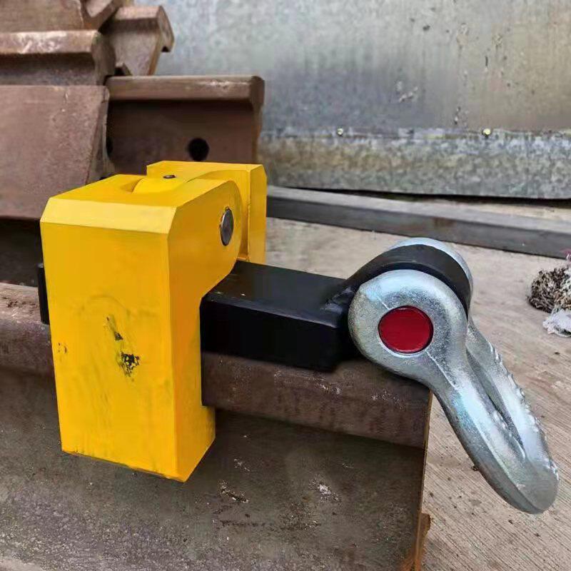 拖轨夹具 拉轨器 拖轨钳 钢轨拖轨卡具 轨道拖轨器 长轨拖拽工具