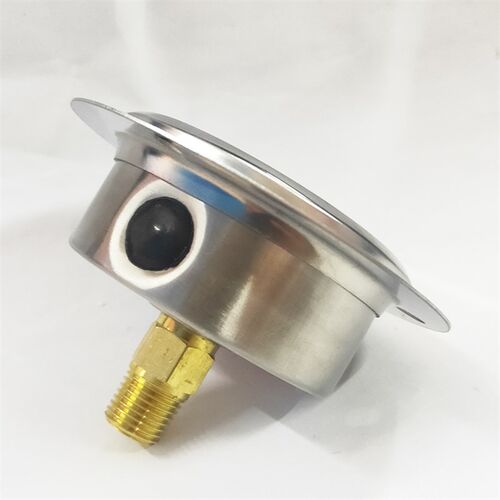 YN60ZT轴向带边耐震压力表背式油压液压水压气压25mpa/10/250bar