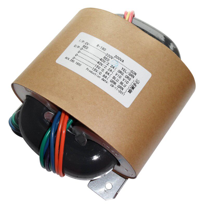 R型电源变压器 200W 双40V+双15V R牛 音响变压器 铜线