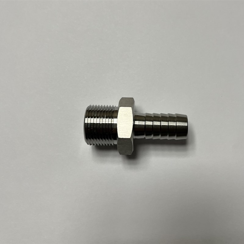M22x1.5-14mm不锈钢外丝宝塔接头304外螺纹M22x1.5宝塔杆外径14mm