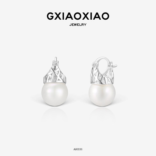 G XIAOXIAO 【落珠倾心】法式轻奢时尚精致小众耳环 AH331