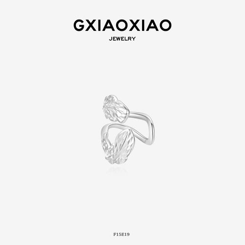 GXIAOXIAO法式百搭羽毛耳夹