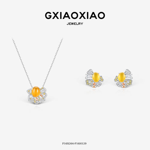 GXIAOXIAO轻奢小众花瓣项链