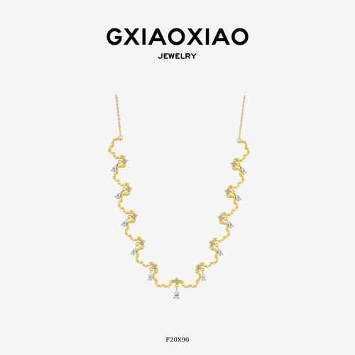 GXIAOXIAO法式轻奢水滴项链