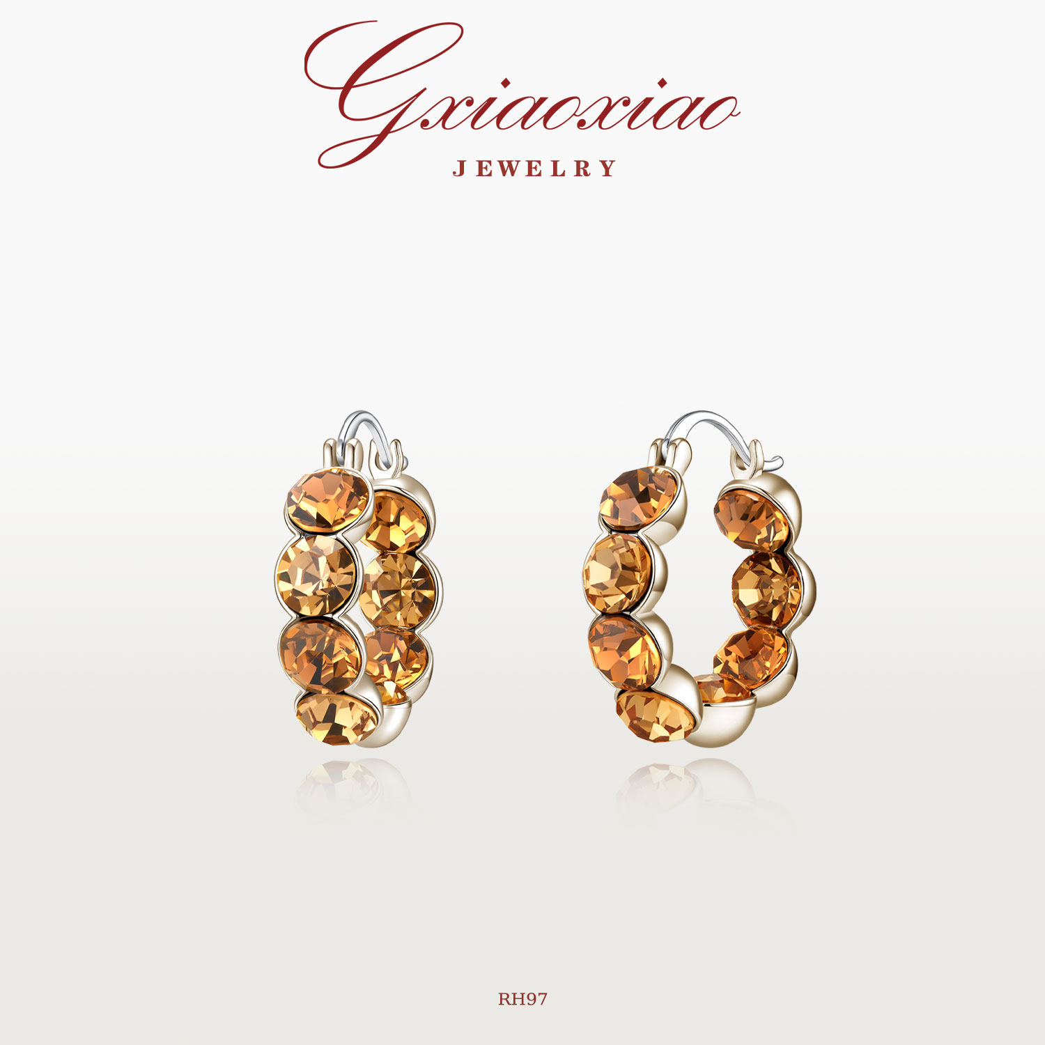 G XIAOXIAO 新年礼物 流光风气质复古高级港风圆圈耳环 RH97,饰品/流行首饰/时尚饰品新,耳环,淘宝优惠券,粉丝福利购,淘宝优惠卷