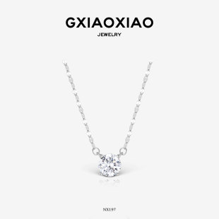 NX197 四爪锁骨项链 925银气质百搭经典 NX198 XIAOXIAO