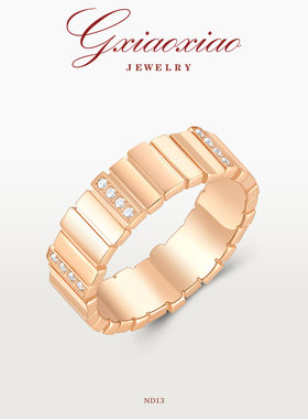 镀K金 经典高级感气质风琴戒指 ND13 ND14