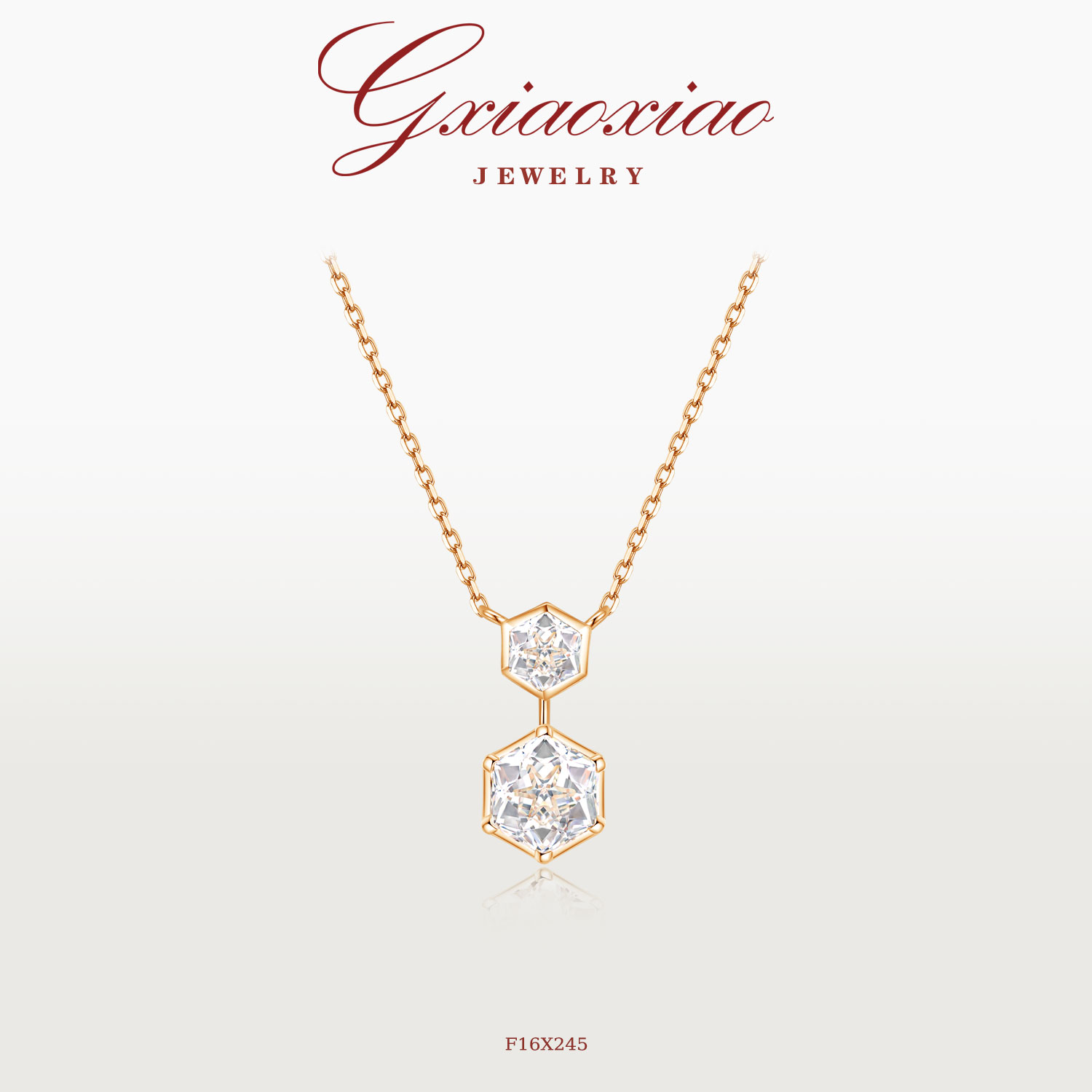 GXIAOXIAO气质时尚百搭蜂巢项链