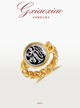 GXIAOXIAO个性百搭古币戒指