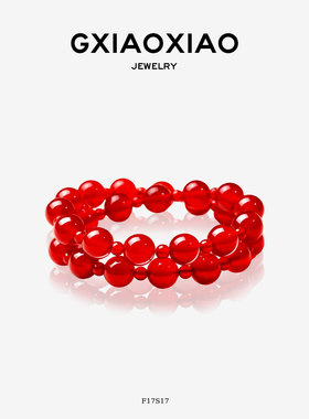 GXIAOXIAO红色许妍同款手串