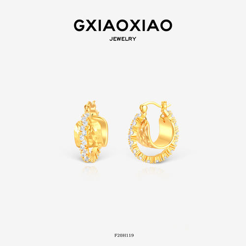 GXIAOXIAO设计款方形百搭耳环