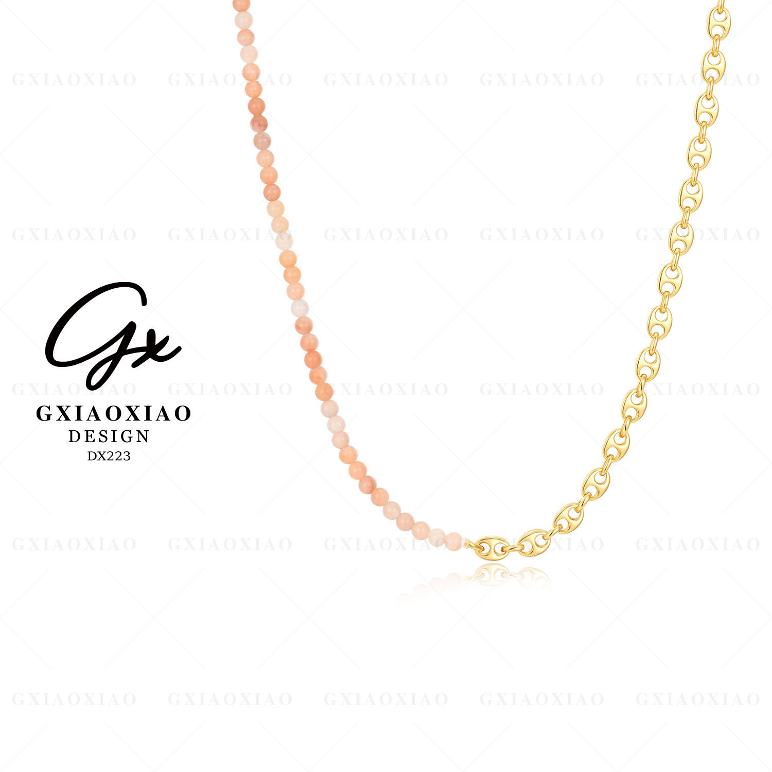 GXIAOXIAO百搭猪鼻子项链