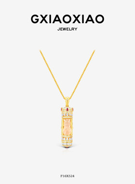 G XIAO XIAO 随身宝宝佛 新中式气质宝宝佛项链新年礼物 F16X524