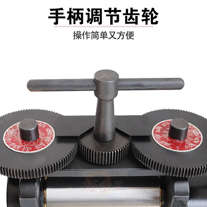 进口手摇首饰压片机 手动小型 压片压线压半圆金银铜器材打金工具