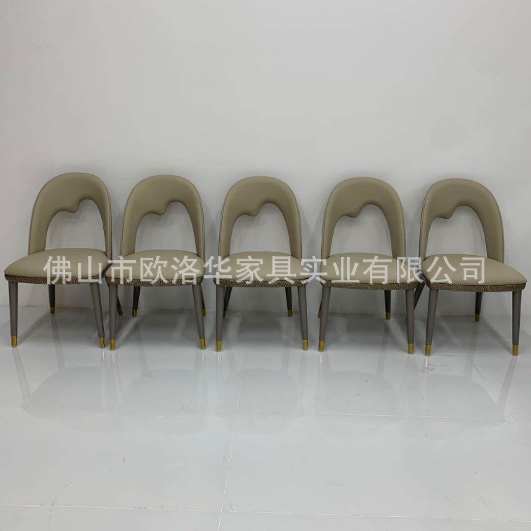 轻奢北欧椅子家用餐椅北欧现代简约布艺椅子实木脚钢琴烤漆