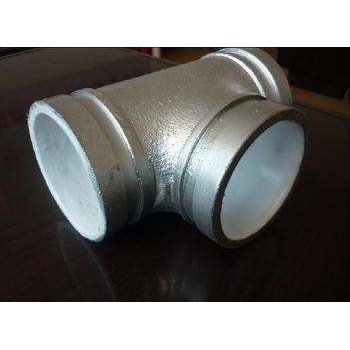 衬塑管件 钢塑管件 衬塑三通 衬塑内丝三通 镀锌三通