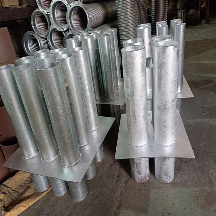 07FD02穿墙管密闭肋 人防电气组合套管 热镀锌连排套管厂家直发