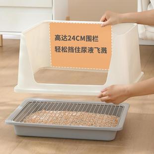 高围栏狗厕所狗砂盆不锈钢网防踩屎中小型犬宠物厕所清洁用品