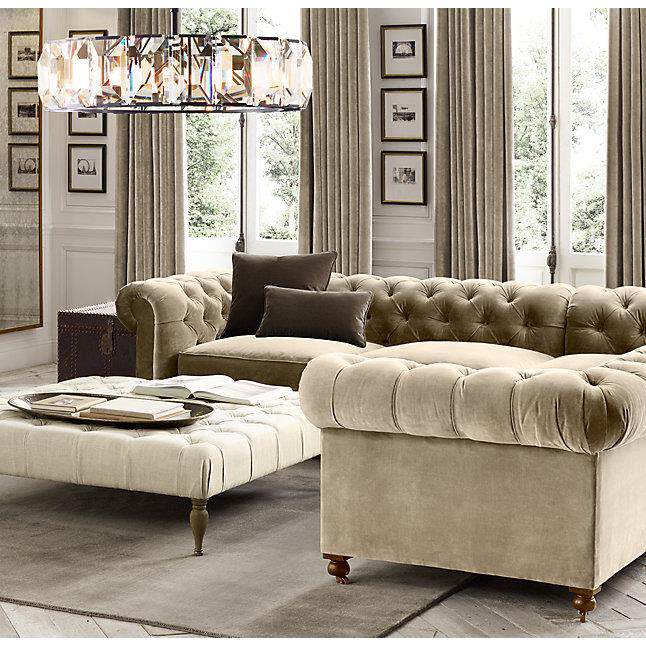 外贸出口RH美式复古新古典哈洛水晶吊灯个性客厅卧室别墅餐厅酒灯