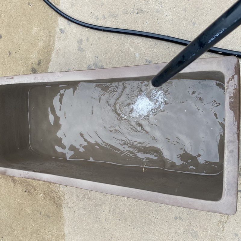 长方花盆特大号素面马槽陶土盆落地花箱粗陶花盆陶罐组合长方鱼缸