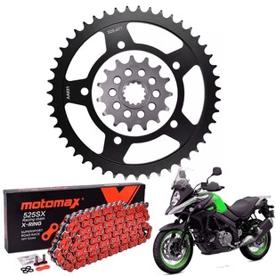 摩托车配件适用DL650炼轮大小齿轮牙盘525油封炼条条前后炼盘套炼