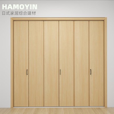 金属衣柜折叠门步入式衣帽间储藏间折叠推拉门日式收纳壁橱门定制