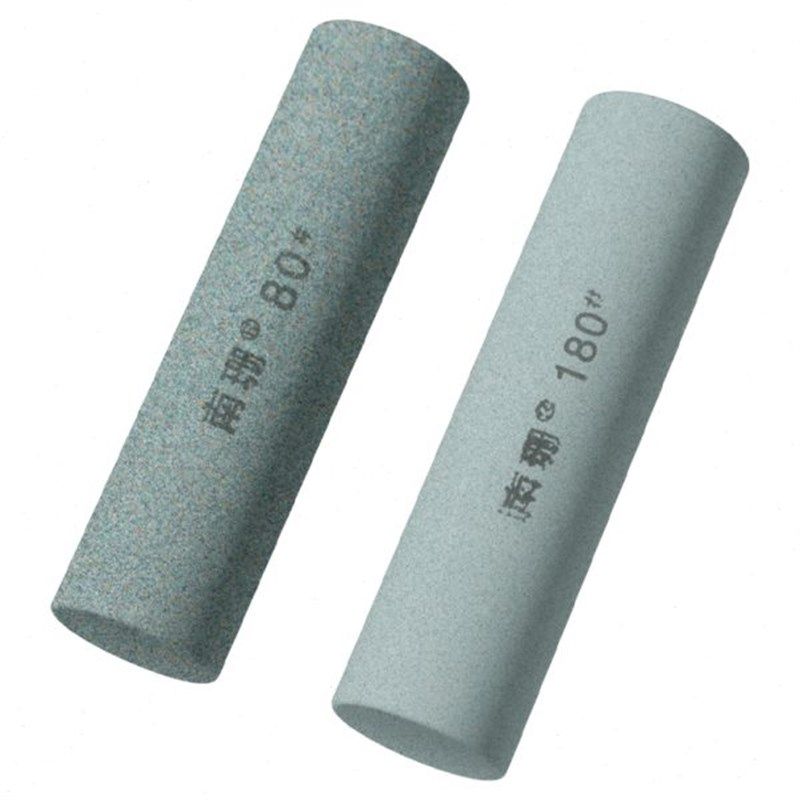 圆柱形油石条40*150mm砂条园形绿碳化硅打磨抛光圆弧形推磨精磨石