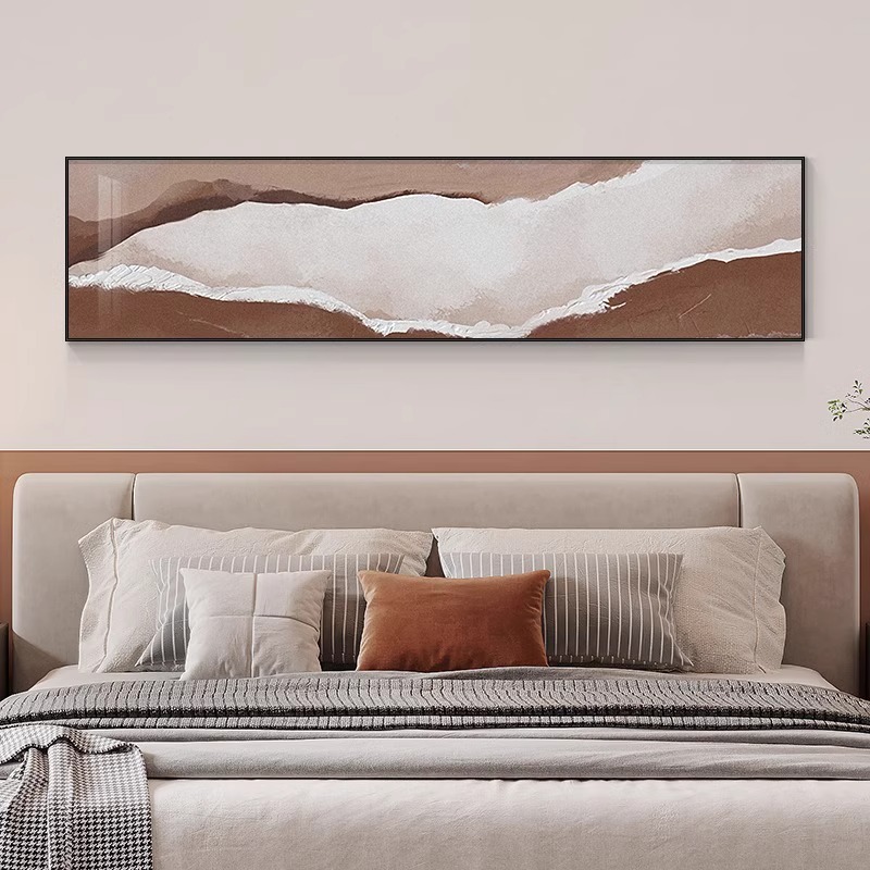 抽象艺术卧室画主卧床头挂画客厅装饰画现代简约大气酒店房间壁画