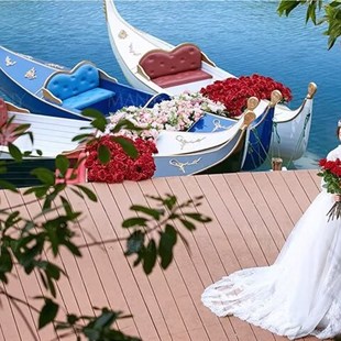 木船手工艺船实木装饰道具船帆船红船花船造景观仿古摆件船可定制