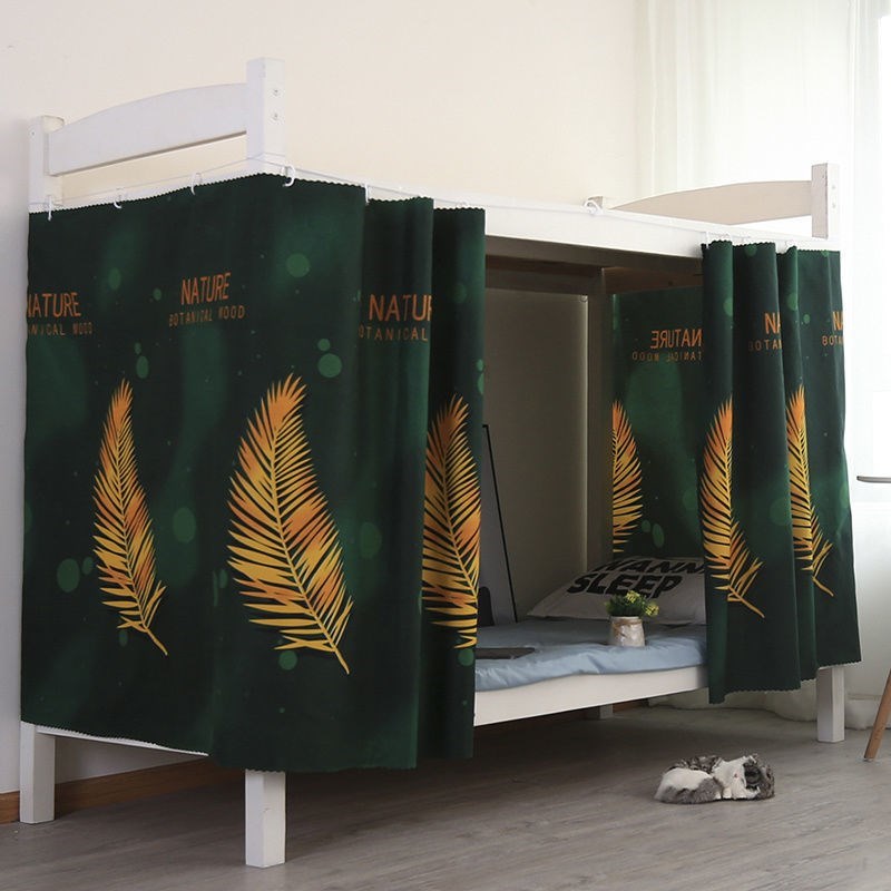 速发宿舍床帘高低床帘子遮挡帘z布强遮光学生上铺男下铺寝室床幔