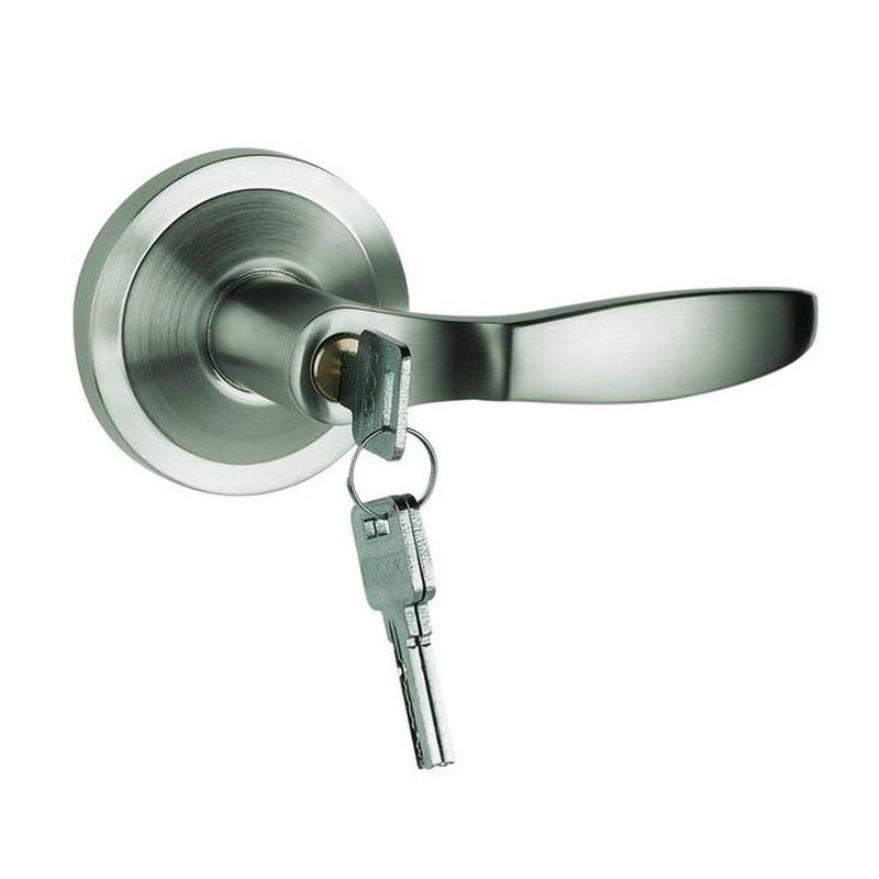 门锁外侧把手单H面执手锁把手