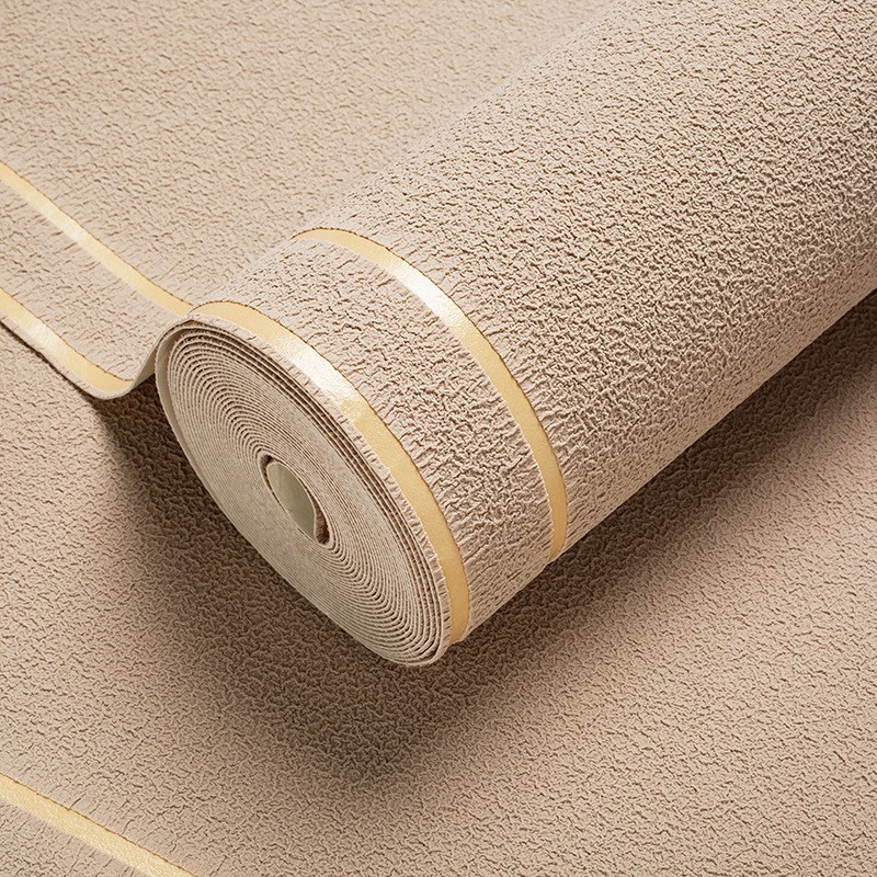 北欧素色宽条纹鹿皮绒墙纸卧B室客厅电视背景墙无纺布壁纸