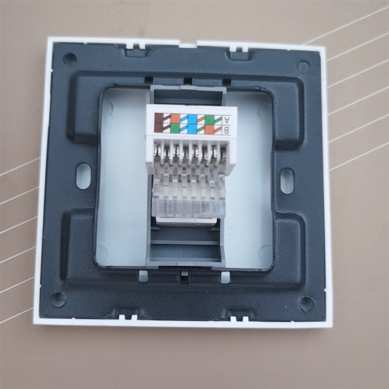 86型暗装网络插座 八芯电脑 五类 网线 单口 10只套装 十只装