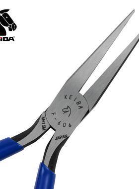 马牌F-606无牙平嘴钳平口钳方扁型尖嘴钳CR-V70C材质6英寸150mm