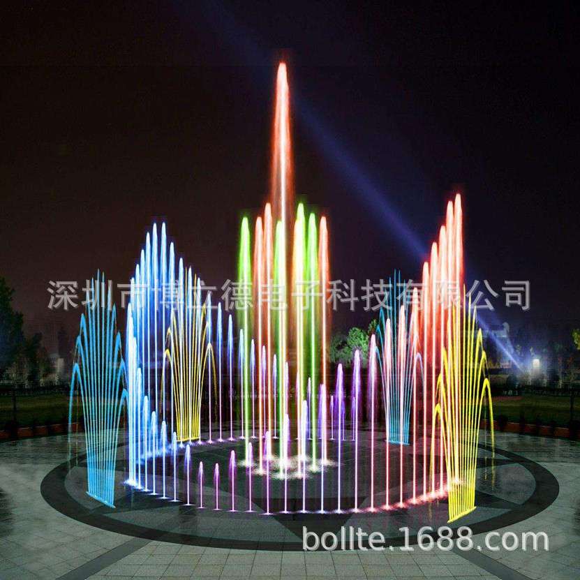 动感音乐喷泉郴州市资兴市广场喷泉工程设计旱地喷泉喷泉设备公司