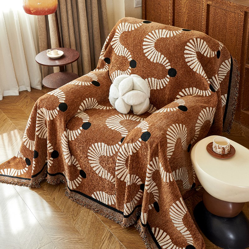 单人沙发盖布沙发套罩n2025新款四季通用高级感毯一整张全盖沙发