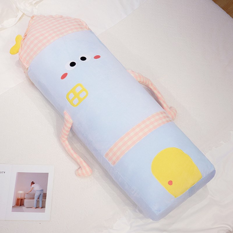 多巴胺房子长条枕抱枕夹腿女生睡觉专用大人O床上侧睡睡眠靠枕玩