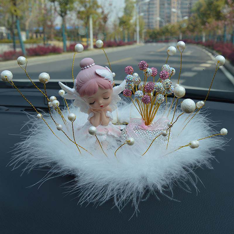 汽车内装饰用品大全2023新款高级E感摆件车载中控台女神款安妮宝