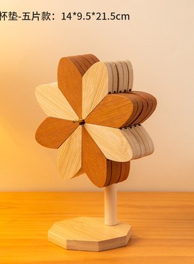 创意风车a隔热垫餐桌摆件家用耐高温防烫杯垫折叠锅垫家居装饰好