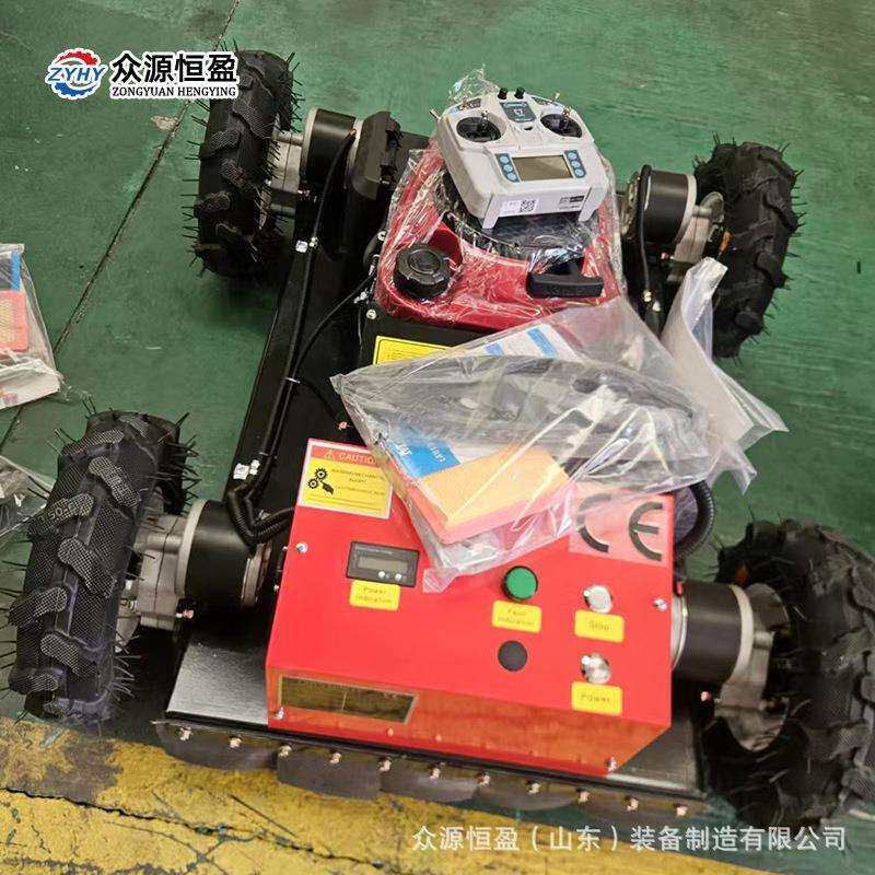 源头工厂550割宽履带割草机 隆鑫196cc汽油机轮胎支撑轮式割草机