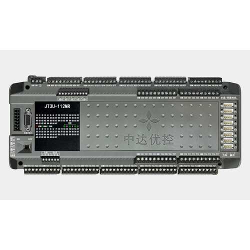 自主研发PLC JT3U-112MRT-16MT-1TK-3AD-2DA 8轴 AD DA 485温度