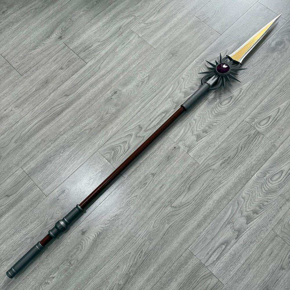 铸剑谷 博德之门3影心圣武士塞伦涅暗夜之矛全金属cos武器道具